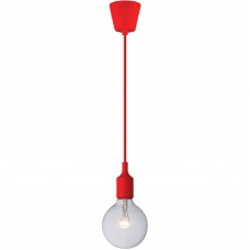 Φωτιστικό Κρεμαστό Μονόφωτο Σιλικόνης E27 230V Κόκκινο 955SAILOR16/R